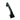 Matte Black Vintage Lodge Style Cabinet Handle / Drawer Pull Hardware Knob by Muskoka Lifestyle Products USA 6-Pack (MUS903)